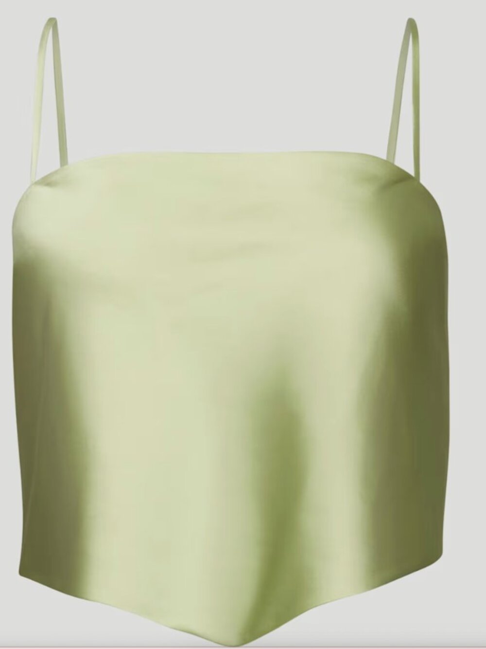 Aritzia Elektra Satin Tie-Back Top